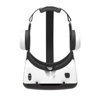 Lunettes VR 3D G06E avec casque et manettes, réalité virtuelle, prise en charge du téléphone mobile 3D, interface 3,5 mm, téléphone mobile de 5 à 7 pouces