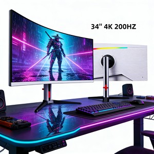 Monitor Curvo Ultraancho de <span class=keywords><strong>34</strong></span> <span class=keywords><strong>Pulgadas</strong></span> 21:9, Pantalla para Juegos sin Bordes de 3440x1440p para Escritorio - Product Image 1