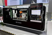 Meuleuse orbitale automatique CNC SMTW H393 de haute précision pour le traitement des métaux, machine de rectification à suivi complet