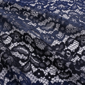 Modası elbise için yüksek kaliteli Tricolor dantel pamuk naylon çiçekli dantel kumaş - Product Image 3