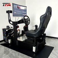 Professionnel 4-Dof SIM Racing Simulateur Cockpit Rig Plein Mouvement Arcade Conduite Machine De Jeu Courses Dynamiques En Aluminium Durable