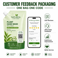 Emballage personnalisé avec un code unique par sac, avec code QR pour les commentaires après-vente et l'amélioration du service