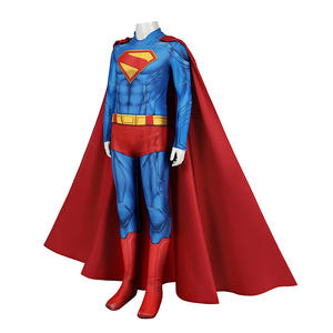 Disfraz de <span class=keywords><strong>Superman</strong></span> para Hombre con Mono, <span class=keywords><strong>Capa</strong></span> y Manto para Halloween - Product Image 5