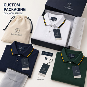 Polo de performance pour homme avec logo personnalisé, 200 GSM, col à revers, tissu piqué respirant, décontracté, uniforme de golf, vente en gros - Product Image 5