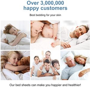 Hot Verkopende Groothandel Zacht Geborsteld 2100 Draad Telling Bamboe Stof Vel Set 4 Stuks Set - Product Image 5