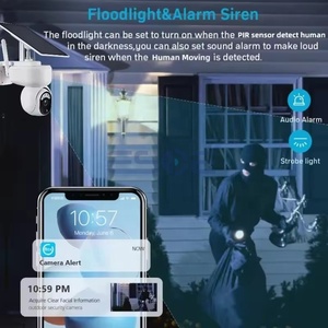 กล้องวงจรปิดอัจฉริยะ HD สำหรับภายนอกอาคาร ระบบ AI ไร้สาย WIFI 4G พลังงานแสงอาทิตย์ ใช้พลังงานต่ำ ตรวจจับความเคลื่อนไหว แบตเตอรี่ รองรับการ์ดหน่วยความจำ - Product Image 6