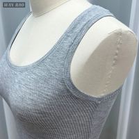 Camiseta Formal Corta de Cuello Cuadrado para Mujer, Ajustada, de Spandex/Modal, Tejida, Ecológica, Transpirable y de Secado Rápido, con Logotipo Personalizado SUHE