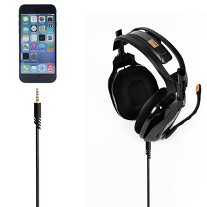 Cable de extensión de audio de 2M para <span class=keywords><strong>Astro</strong></span> A10 A40 <span class=keywords><strong>A30</strong></span>, auriculares para juegos, estéreo de PVC, incluye función de control de volumen para uso en computadora - Product Image 5
