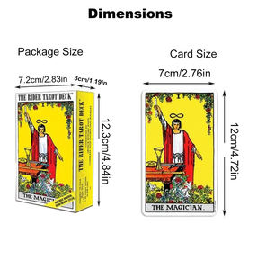 OEM Custom Rider Waite Tarotkaarten Fabrikant Klassiek Deck Volledig 78 Kaarten - Product Image 6