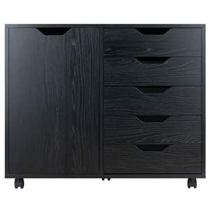 Db Halifax - Mueble de Almacenamiento Ancho con 5 Cajones, 80x68x38cm, Moderno Mueble Organizador para el Hogar con Ruedas para Dormitorio - Product Image 3