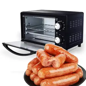 Casa Multi-função Elétrica Mecânica, Temporizador Interruptor 12L Mini Vapor Forno Torradeira & Pizza Forno/