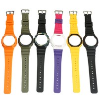 Boîtier de montre transparent Ice Tough - Bracelet à dégagement rapide style chêne rustique