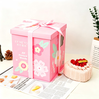 Sac fourre-tout en papier kraft écologique personnalisé avec poignée pour emporter gâteaux et desserts, avec votre propre logo