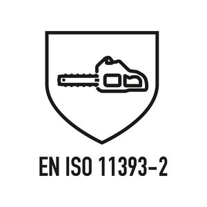 Feldtmann Babero y tirantes resistentes a cortes FICHTE talla 48 verde/rojo 70% PES/30% algodón - Product Image 4