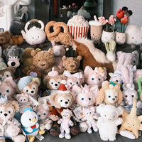Jouets en peluche en gros à prix abordable, poupées mignonnes et moelleuses de 8 pouces, assorties, pour machines à griffes, jouets pour enfants