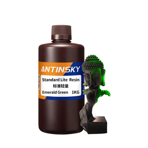 Resina Antinsky Standard Lite para Impresora 3D DLP LCD 405nm 1kg 100% Pureza Alta Actividad Alta Precisión Baja Contracción Multicolor - Product Image 1