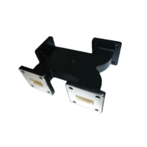 Diviseur/combineur de puissance en aluminium Guide d'ondes à 90 ° Transmission de signaux de communication par micro-ondes - Product Image 3