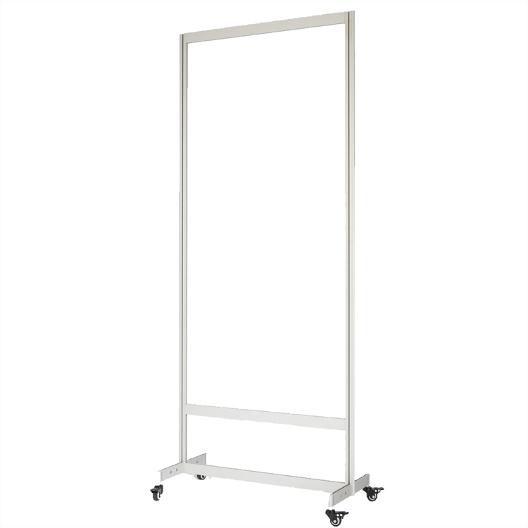 Отдельные настольные сепараторы черного цвета, алюминиевая прозрачная акриловая пластиковая перегородка для ресторана может быть изготовлена на заказ