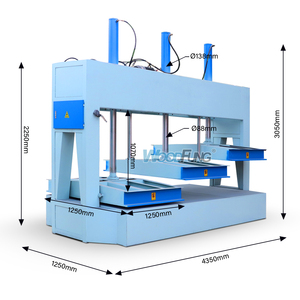 Woodfung Carpintería 60ton Madera contrachapada Puerta hidráulica <span class=keywords><strong>Prensa</strong></span> en frío Máquina de <span class=keywords><strong>prensa</strong></span> en frío de alta presión para hacer puertas - Product Image 5