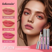 Teinte à lèvres peel-off longue tenue, waterproof, rose, anti-transfert, non-collante, naturelle, cosmétiques pour femmes