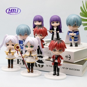 Ensemble de figurines miniatures de <span class=keywords><strong>manga</strong></span> japonais en version Q, 10 cm, Figura Toy, figurine en PVC, statue d'anime, figurine Frieren, en boîte - Product Image 1