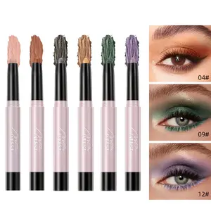 OEM/ODM Dauerhaftes wasserdichtes glänzendes Pigment Glitter Matte Nude Lidschatten Bleistift Make-up