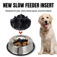 Tapis d'alimentation lente en silicone avec ventouses tapis de léchage anti-étouffement pour chats et chiens