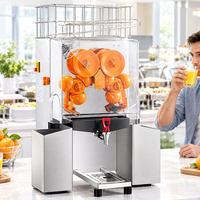 Presse-agrumes commercial en acier inoxydable, extracteur de jus d'orange électrique de type presse pour restaurant, presse-agrumes commercial