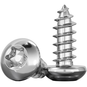 304 Stainless Steel Pan Head Torx <b>Screw</b> M2 M2.6 <b>M3</b> M4 M5 M6 Anti-theft Self Tapping Wood <b>Screws</b> Metric Round Head - Product Image 1