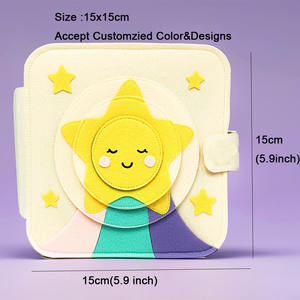 <span class=keywords><strong>Mon</strong></span> premier livre éducatif Montessori silencieux enfants sensoriel voyage jouet activité conseil enfant feutre occupé livre <span class=keywords><strong>pour</strong></span> bébé - Product Image 2