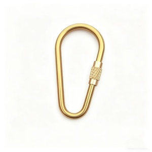 Mosquetón de Aleación de <span class=keywords><strong>Titanio</strong></span> GR5 Colorido para Camping y Senderismo, Llavero con Gancho y Anillo para Llaves - Product Image 6