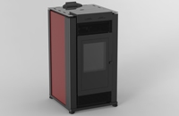 Poêle à granulés compact pincheng chauffage intelligent chauffage à air