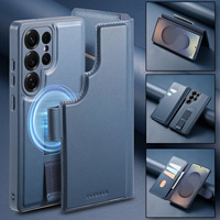 Casing ponsel lipat magnetik Samsung S26 S25 Ultra, casing ponsel anti-jatuh dua-dalam-satu terpisah untuk S25 S24 dengan dompet.