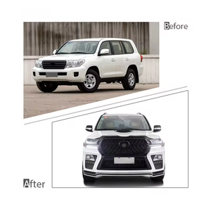 Kit de Actualización de Carrocería para Toyota Land Cruiser 200 2008-2016 a Modelo E <span class=keywords><strong>2021</strong></span>, Parachoques, Parrilla, Faros Delanteros - Product Image 3