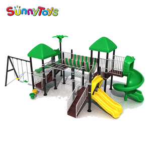 Jardín de Infantes de interior y al Aire Libre <span class=keywords><strong>juegos</strong></span> al aire libre de los niños columpio y tobogán de conjuntos - Product Image 2