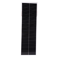 Carga de panel solar fotovoltaico de silicio monocriatalino de 120W 36V para todo tipo de luz con celda solar BC de alta eficiencia
