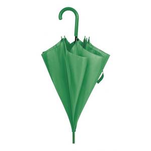 Parapluie vert transparent à trois plis, ouverture automatique, avec poignée en bois, 105 cm, par Green Umbrella - Poignée en PVC - Product Image 2