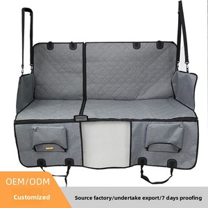 Tapis de <span class=keywords><strong>voiture</strong></span> pour <span class=keywords><strong>chien</strong></span> personnalisé <span class=keywords><strong>en</strong></span> tissu Oxford imperméable et résistant à l'usure pour siège arrière, avec fermeture éclair, anti-rayures, portable, vente <span class=keywords><strong>en</strong></span> gros - Product Image 3