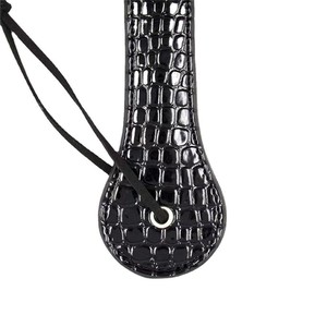 Pala de cuero negra Erotic Beats para parejas, para coquetear y seducir de forma romántica - Product Image 4