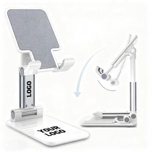 CJX685 Promotion Wholesale Factory Price Foldable Abs Plastic Adjustable Height Desktop Mobile Phone Holder Mount <b>Stand</b> Bracket - Product Image 1