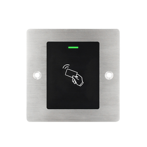 86X86เครื่องอ่านแบบสแตนด์อโลนฝังตัวพร้อมระบบควบคุมการเข้าถึง RFID แบบ Wiegand Stainless Steel - Product Image 1