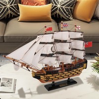 Maquette de bateau HMS Victory, modèle de navire à voiles en bois, collection, cadeau pour homme, décoration maritime pour la maison, décoration originale pour le salon
