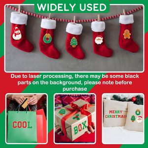 Christmas Mickey Minnie Santa Hat Fashion Cute Chenille Embroidery <strong>Patches</strong> - Product Image 4