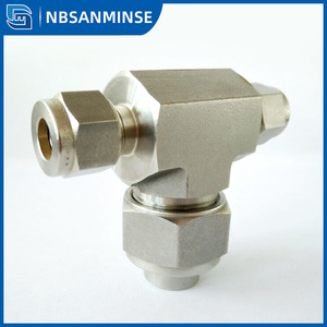 Raccord en T en acier inoxydable King SS316L fileté 3000/6000 PSI pour tuyauterie industrielle - Product Image 2