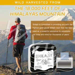 Taille personnalisée professionnelle prend en charge le système de défense naturelle Shilajit bandes orales Film oral Shilajit anti-âge naturel - Product Image 4