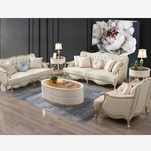 MR Factory, venta al por mayor, sofá americano de madera maciza, tela de cuero, sala de estar 123, sofá combinado, conjunto de sofá - Product Image 1