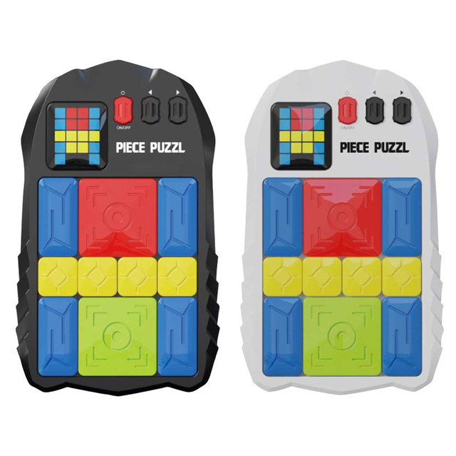 Customized Children's Toy Digital Huarongdao Game Console Level Challenge Logical Thinking Game Console Board Puzzle Game