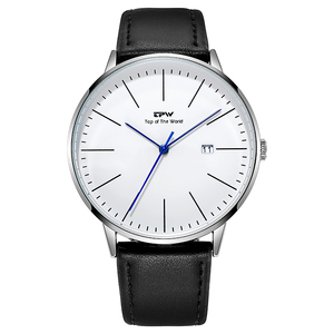 Minimalista maschio analogico nero orologio da polso di lusso impermeabile OEM <span class=keywords><strong>orologi</strong></span> da uomo di marca - Product Image 1