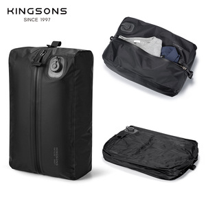 Kingsons Vacuum Compression Storage Bag Nylon Large Capacity Travel Clothing Organizer Rectangle Zipper Closure - Product Image 4