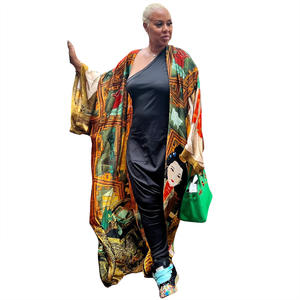 BuPao türük pazarı toptan Robe Femme kadınlar afrika kıyafeti moda rahat siper uzun elbiseler kadın - Product Image 4